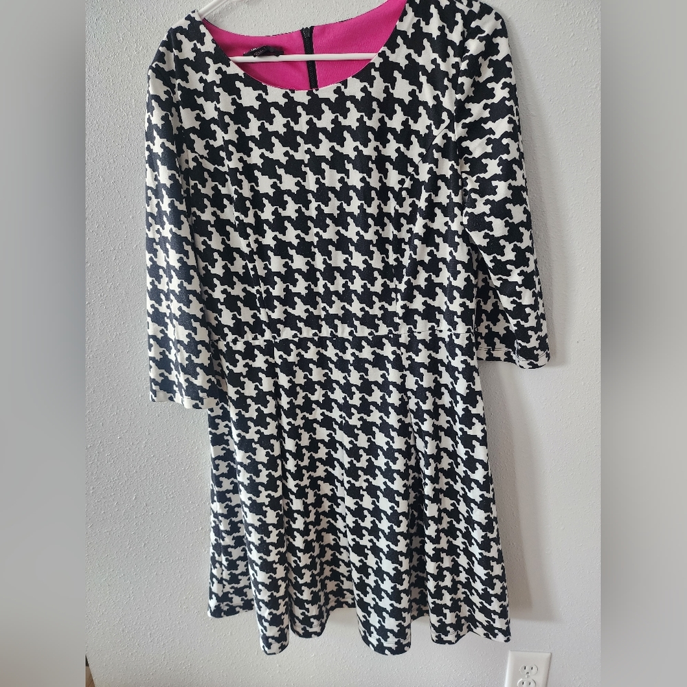 AGBdress houndstooth print dress, size 16